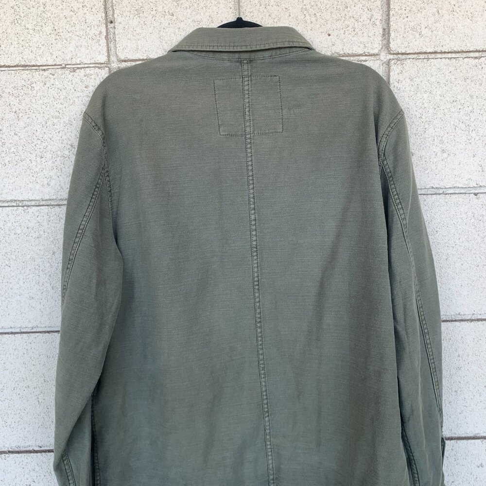 Lucky Brand Olive Men's Utility Jacket Size Large - Picture 2 of 4